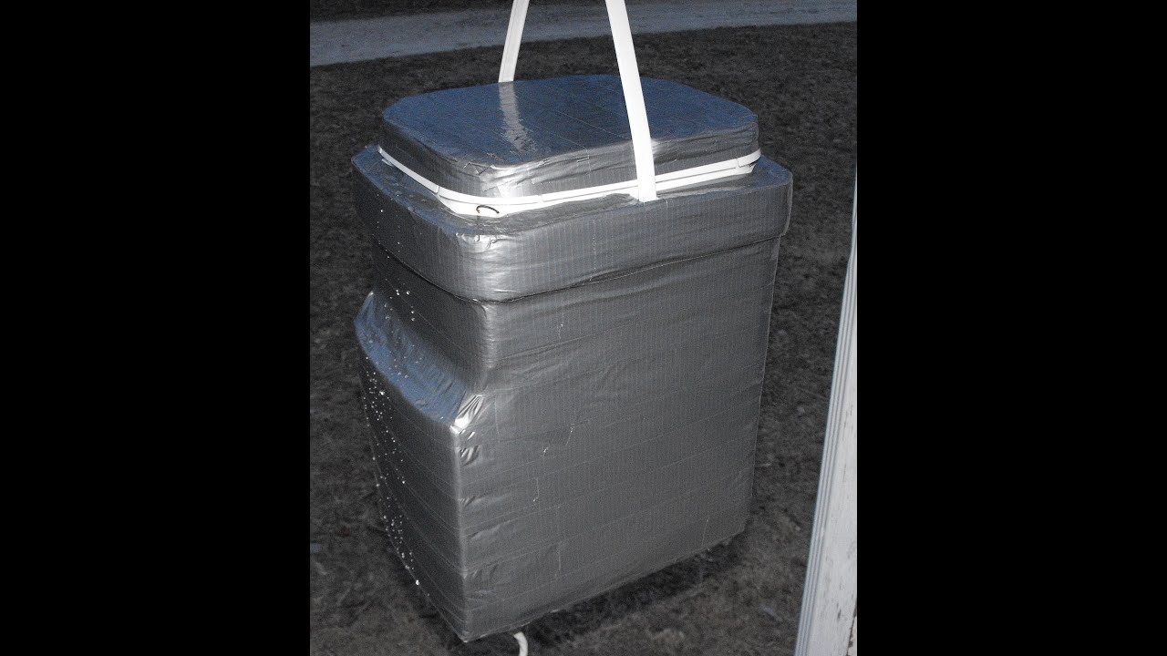 Freeze Proof Chicken Water Bucket, Homemade Winter Waterer YouTube