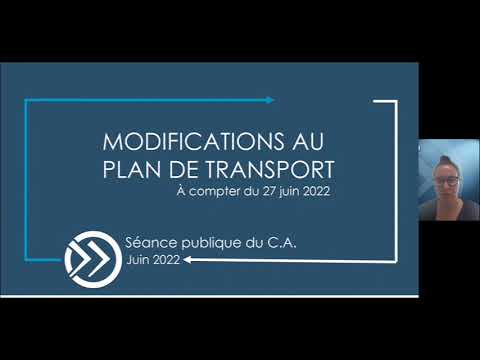 Présentation du nouveau réseau - 27 juin 2022