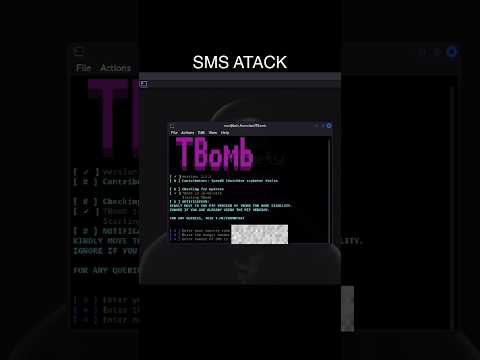 SMS Attack Using Kali Linux Please Note That This Is For Testing Purposes Hackingattack Hack