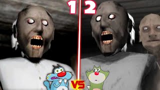 Granny vs Granny 2 Gameplay 😱 With Oggy And Jack Voice