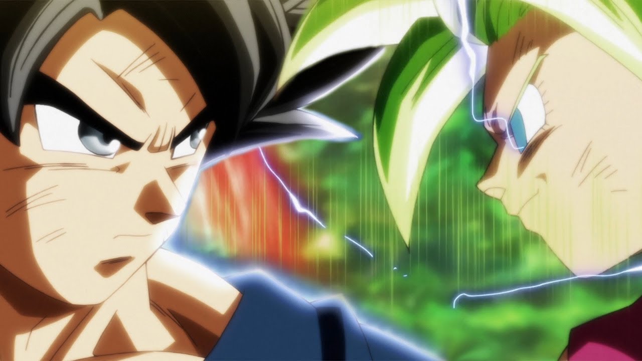 ULTRA INSTINCT GOKU VS LSSJ2 KEFLA [1080p] [60FPS] on Make a GIF