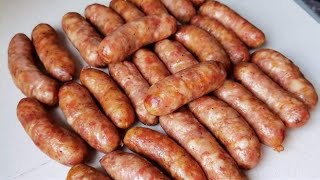 9元一斤的猪肉，买6斤做脆皮烤肠，健康无添加，学会再也不用买了