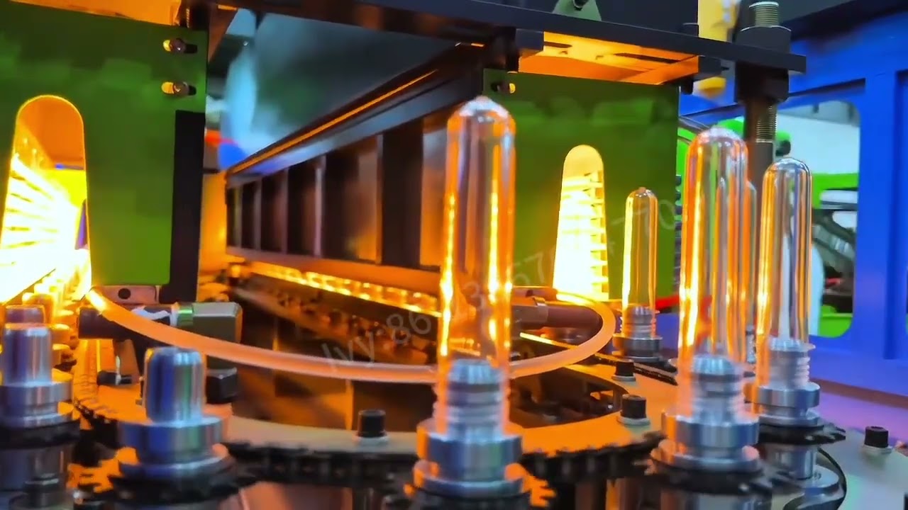 Blowing Machine:Automatic mineral water bottle 2L 2cav blowing machine