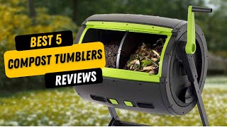 ✅ BEST 5 Compost Tumblers Reviews | Top 5 Best Compost Tumblers - Buying Guide