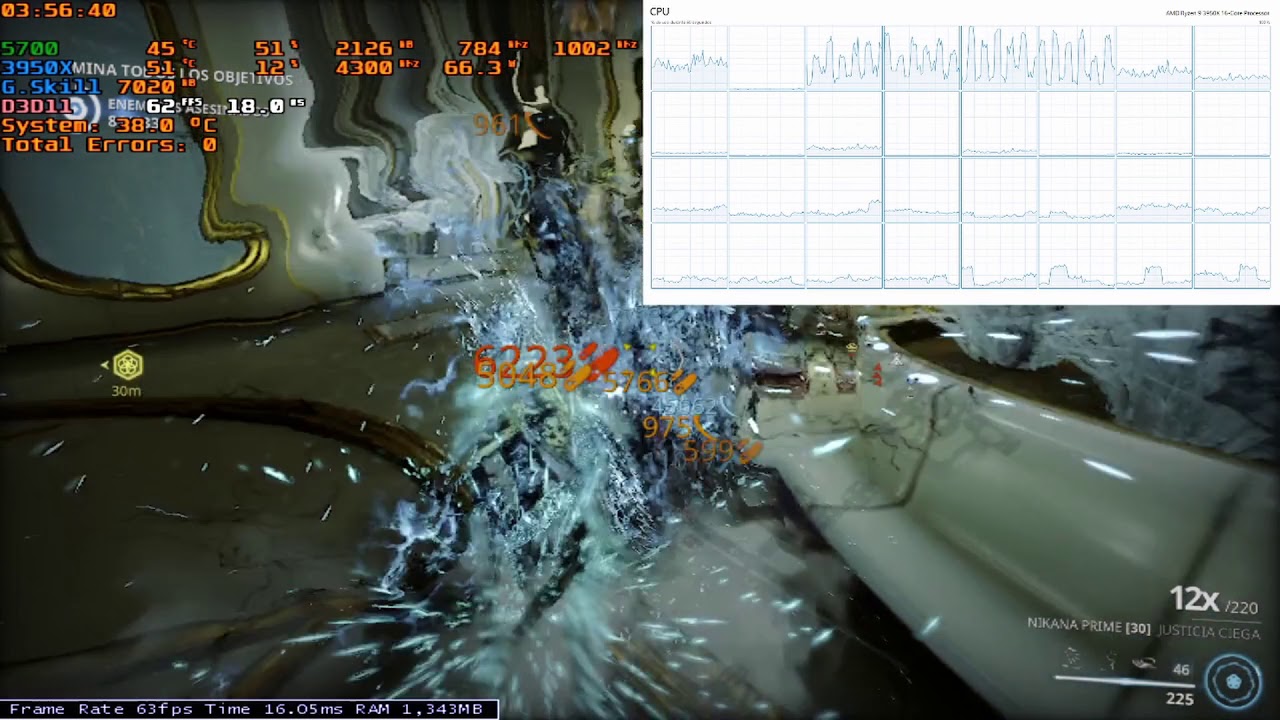 Warframe DX11 vs DX12 Round 2 Update 29.6.3 (no GPU bound) 