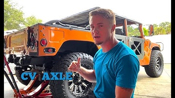 Replacing CV Axle Hummer H1 Humvee HMMWV