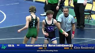 2022 OHSAA District Wrestling Finals - March 5, 2022