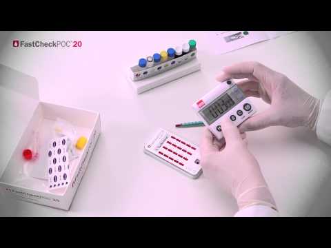 Allergy testing with FastCheckPOC 20 rapid test by DST