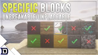 Famous How to make SPECIFIC blocks unbreakable in an area! (World Guard + Skript) Wealth