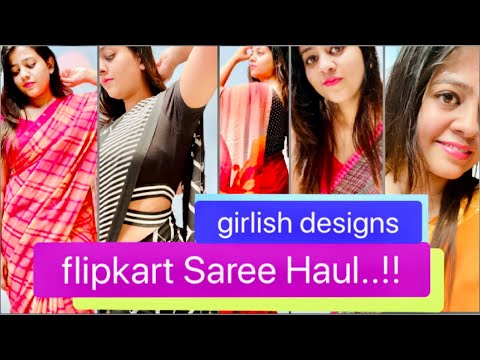 saree for farewell on flipkart