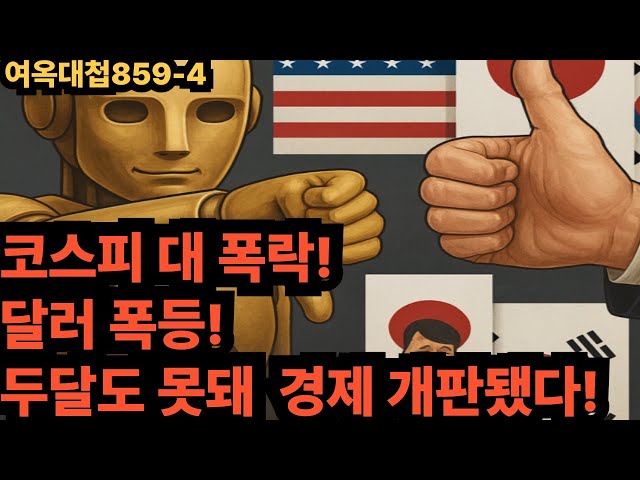 여옥대첩859-4:두달만에 한국경제박살난 이재명'신공'!