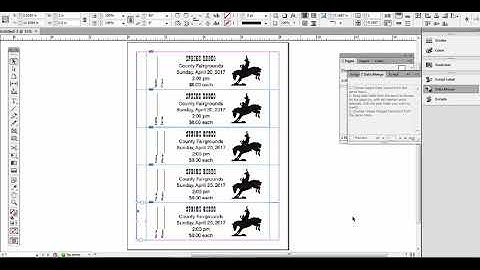 How to Number tickets in Indesign