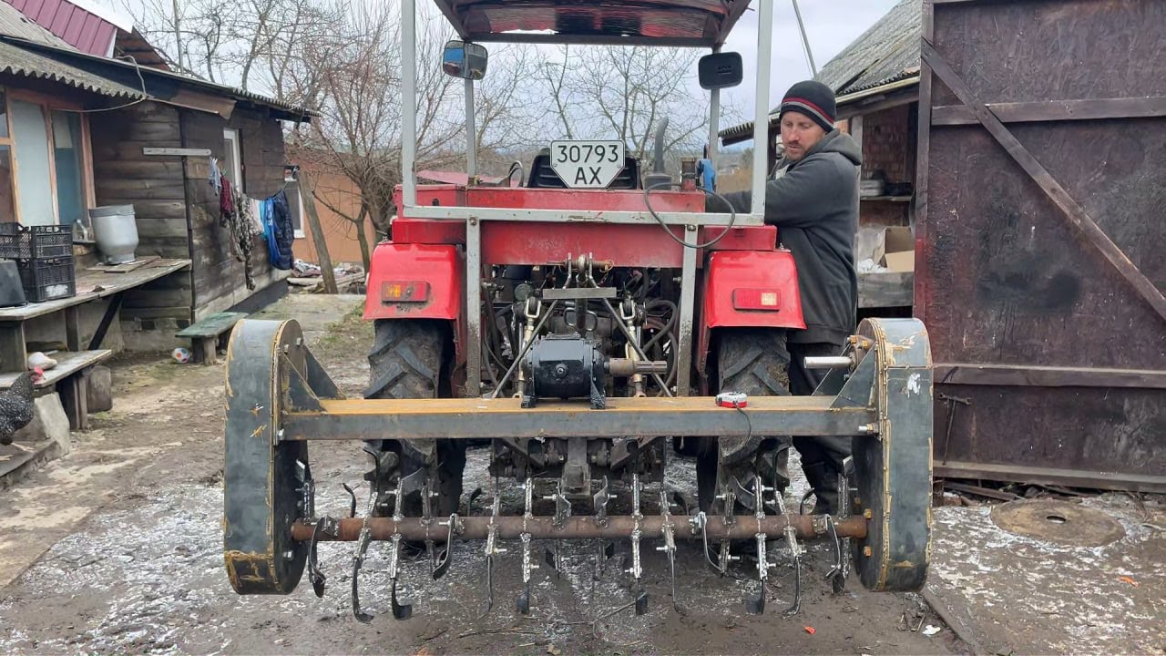 Надёжная почвофреза для минитрактора | Самодельная конструкция!