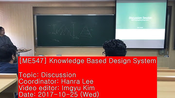171025 Knowledge Based Design System : Discussion