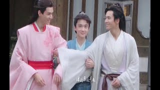 【授权转载】【山河令路透 cr. 浪钉急速升温】（16）20210309  “戳一戳” 拍摄于2020年9月1日，那天下雨了。｜【Word of Honor BTS】