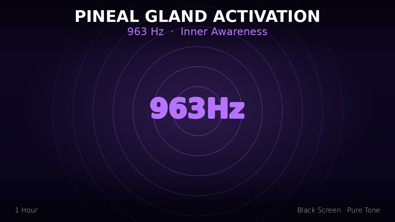Pineal Gland Activation | 963Hz Solfeggio | Deep Meditation (1 Hour ...