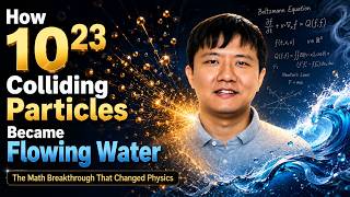 How 10²³ Colliding Particles Became Flowing Water | The Math Breakthrough That Changed Physics#邓煜