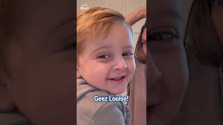 Boy has a bit of a potty mouth