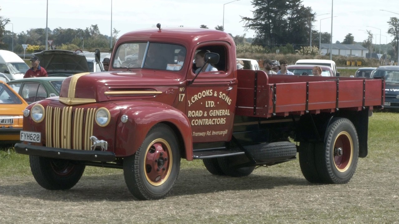 1947 Ford Model 698T Truck at the Edendale 2026 Crank Up