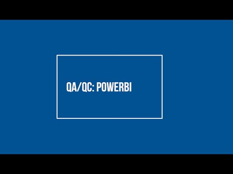 Data QA/QC: PowerBi - APHIS GIS Portal