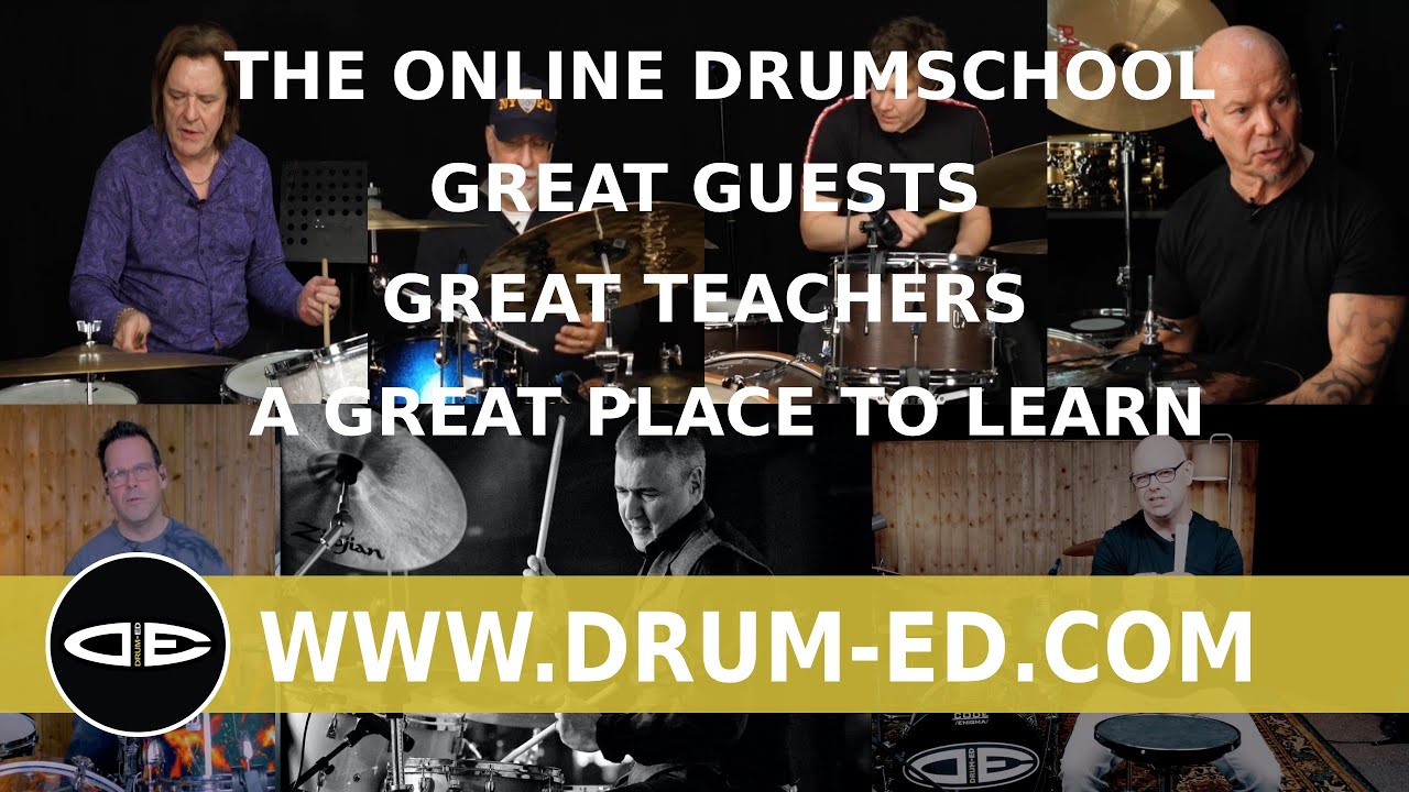 Welcome to Drum-Ed - The online school for drummers.