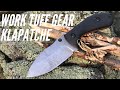 Work Tuff Gear Klapatche Knife: Sweet Compact Fixed Blade for Camping, Bushcraft