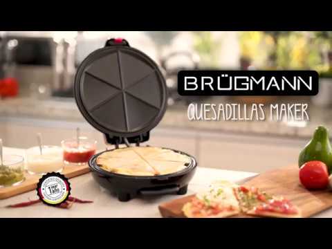 BELLA (13506) 8-inch Quesadilla Maker with Non-Stick Plates, Red