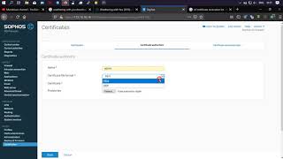 Full Review Upload CA (Certificate Authorities) - Sophos XG Firewall Guide