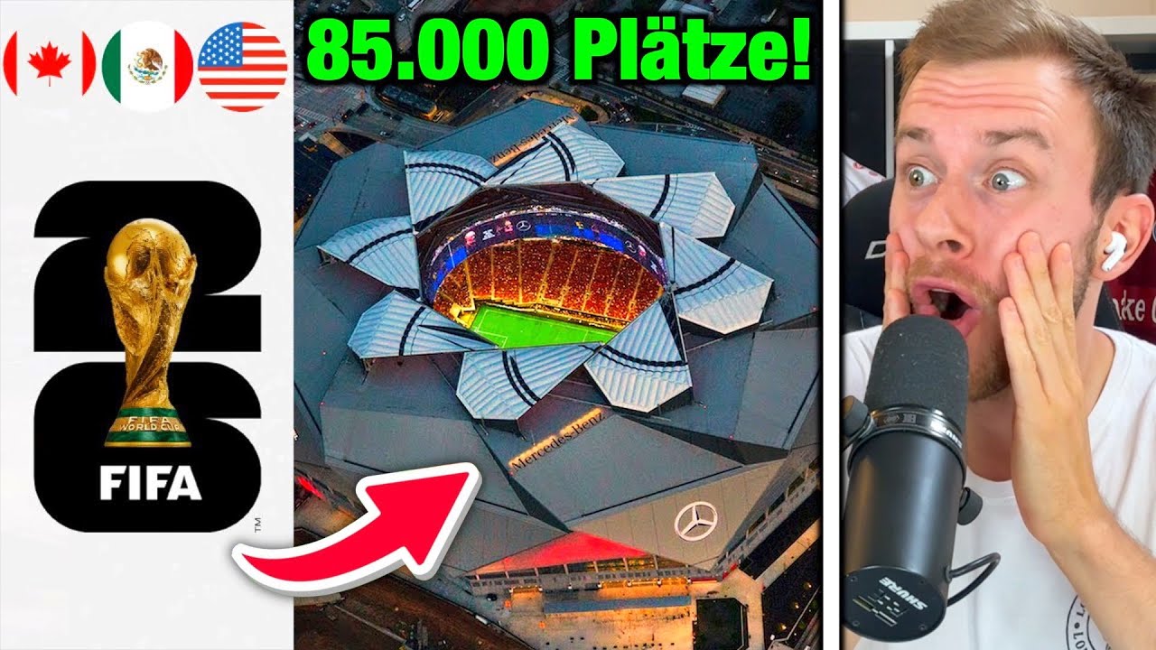 ALLE STADIEN der USA WM 2026! 👀🏟 (*zu wild*)