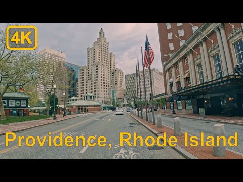 Driving in Providence, Rhode Island - 4K60fps