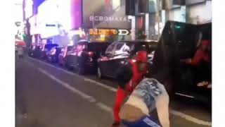 Download Lagu Dancing to Stoopid by tekashi 6ix9ine in the middle of traffic in new york city. They lit! MP3 Download Lagu Dancing to Stoopid by tekashi 6ix9ine in the middle of traffic in new york city. They lit! MP3