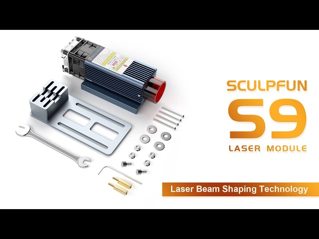 Amazing SCULPFUN S9 Laser Engraving Machine (unbox / assembly / test) 