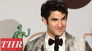 SAG Awards Winner Darren Criss Full Press Room Speech | THR