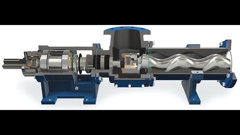 Dismantling a Progressive Cavity Pump (single screw horizontal pump)