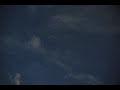 Cirrus fibratus and cumulus fractus