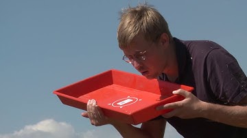 Loss Measuring with loss pan (harvest combine losses)