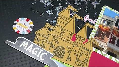 Scrapbook Process: Adventure // Two Page Disney Layout // 100 Sketchy Videos 4/100