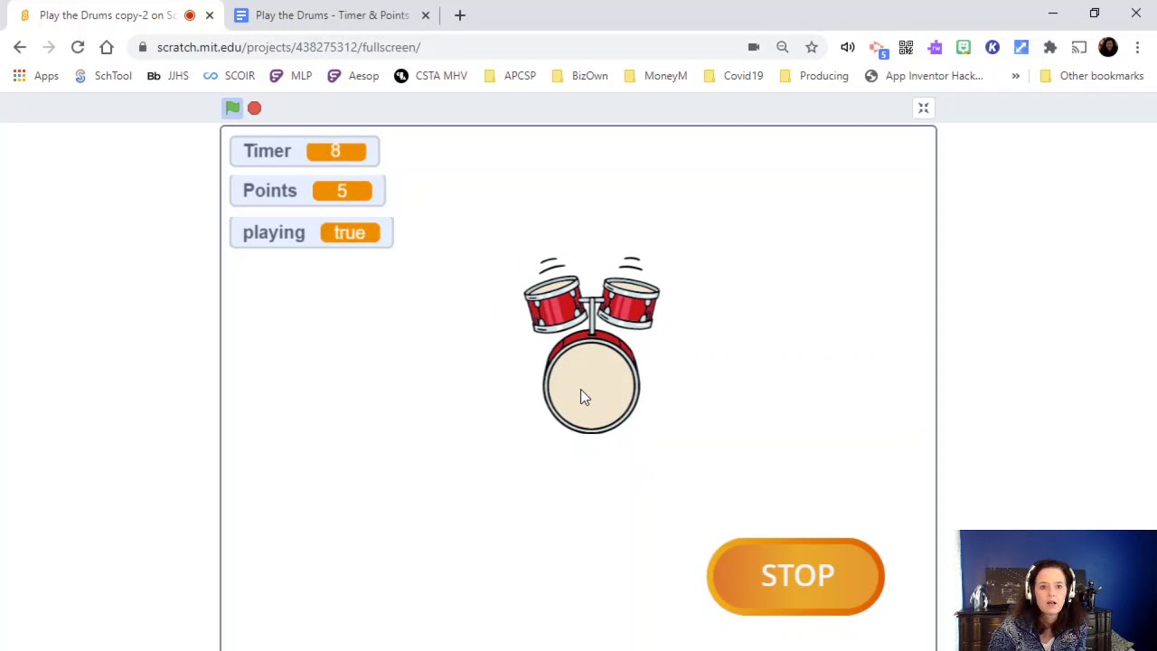 Making a Timer and Points in Scratch - Part 4 - Pause the Clock - YouTube