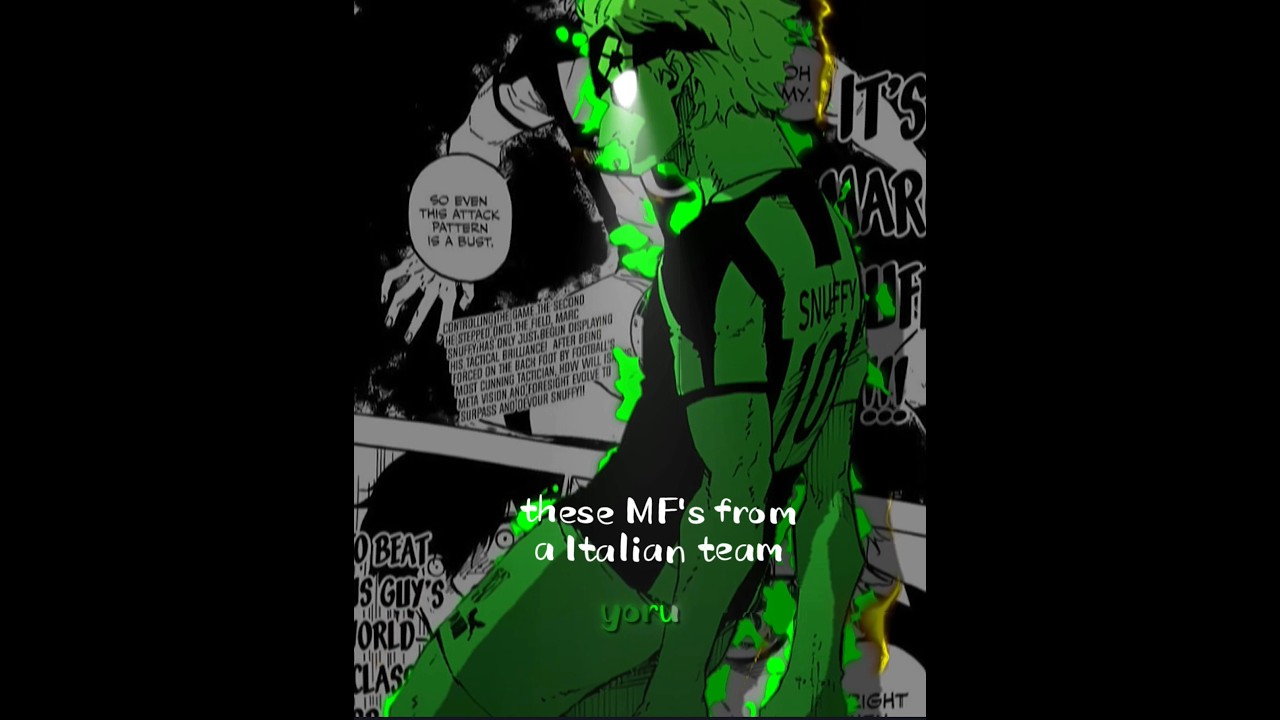just players from a Italian 💀[ blue lock ] manga edit 