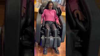 Try out our massage chairs! #massagechair #giftideas #homegym
