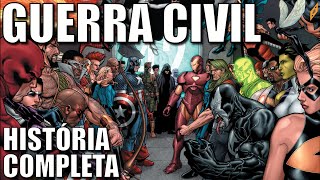 GUERRA CIVIL I (2006) | História COMPLETA da Guerra entre Homem de Ferro e Capitão América!!!