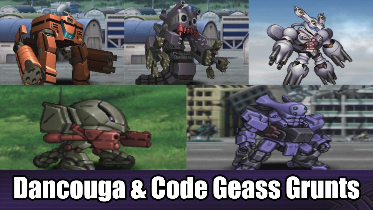 ENG]SRW Z2 Hakai-hen - Dancouga & Code Geass Grunts Attacks