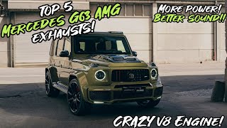 Top 5 Mercedes G63 AMG Exhausts!