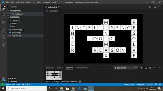 CS50 AI project 3 CrossWord