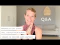 MINIMALISM Q&amp;A | Answering all your questions on veganism, yoga, zero waste and minimalism