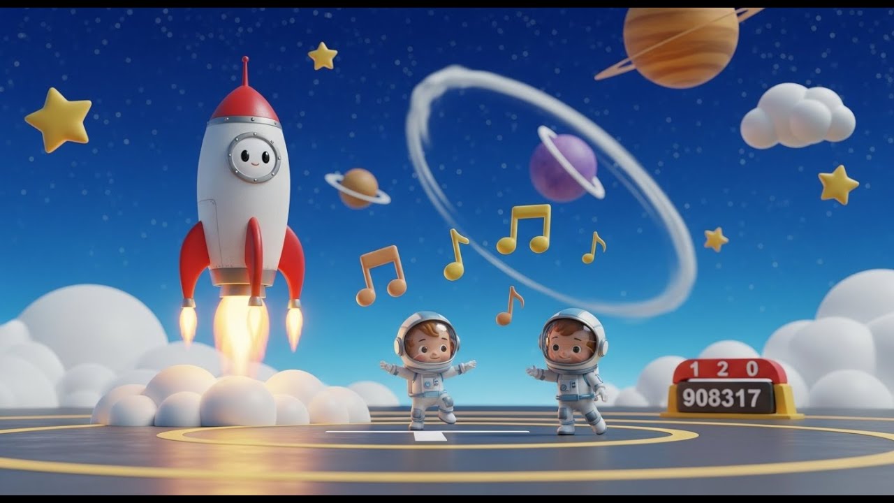 I’m a Little Rocketship | Fun Space Adventure Song for Kids | Nursery Rhymes & Songs for Toddlers