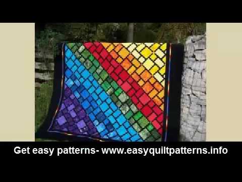 basic free quilt patterns rainbow twister quilt
