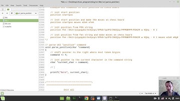 Bitboard CHESS ENGINE in C: connecting to the GUI (parse "position" command)