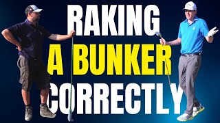 Famous How To Correctly Rake A Golf Bunker! Profile