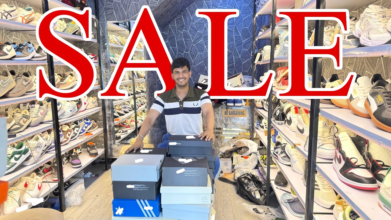 EID Special Deal 😱॥ Biggest Shoe Sale in Delhi ॥ Top Quality Shoe Market ॥ Branded Shoes ॥ Big Sale